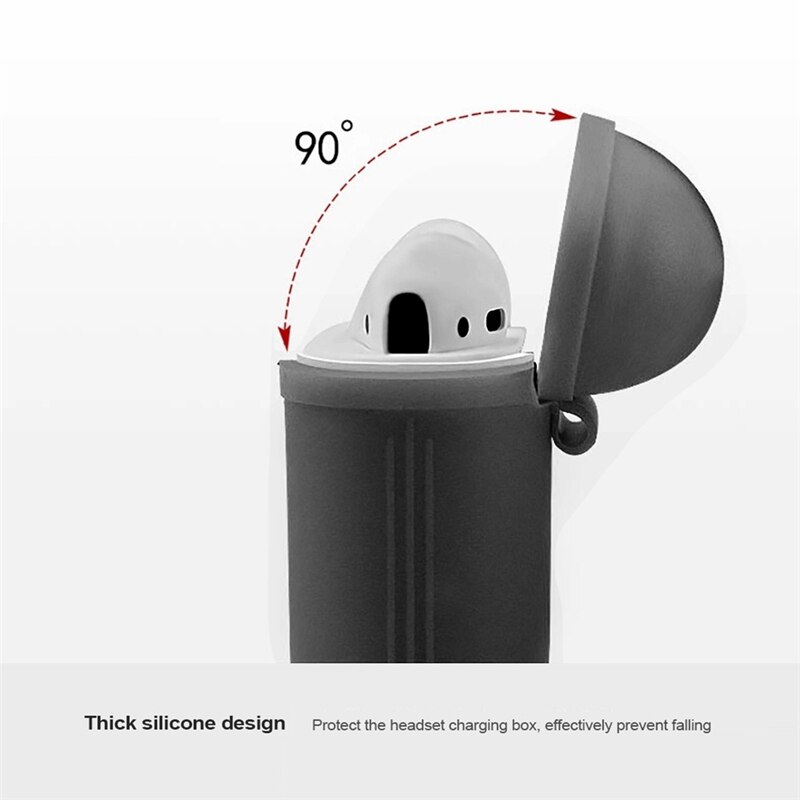 Soft Silicone Cases For Apple Airpods 1/2 Protective Bluetooth Wireless Earphone Cover For Apple Air Pods 1/2 Charging Box Bags