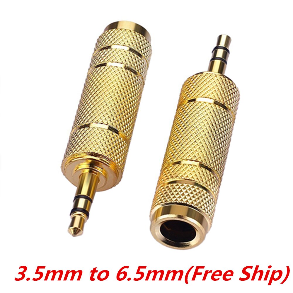 Ganze 6,35mm Stecker auf 3,5mm Buchse Kopfhörer Verstärker Audio- Adapter Mikrofon AUX 6,3 3,5mm konverter: Ursprünglich Titel