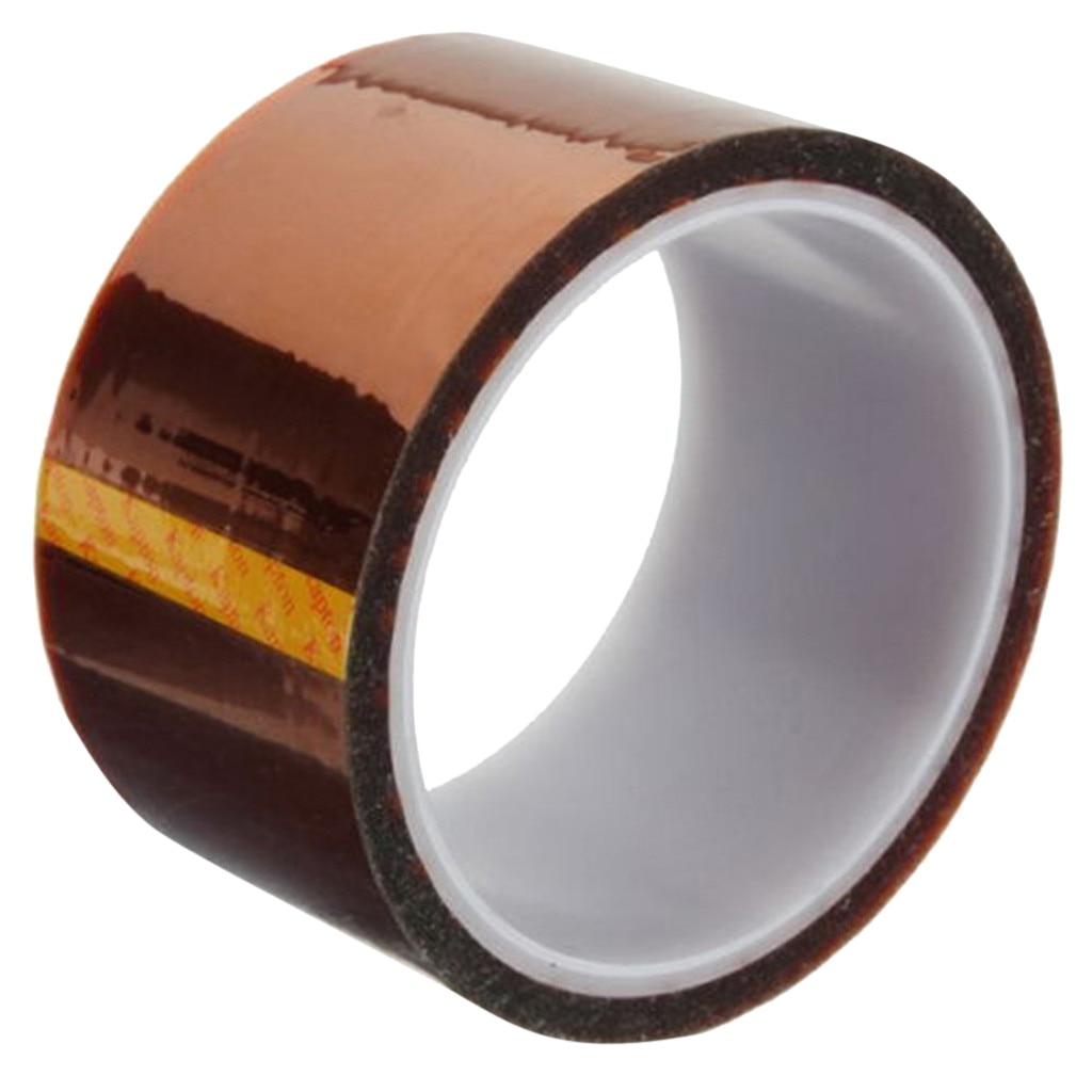 1 Roll of Tape Low temperature resistant tape, insulating tape,Polyimide Kaptons Tape 33M，Gold finger tape 3/6/8/12/15/18mm