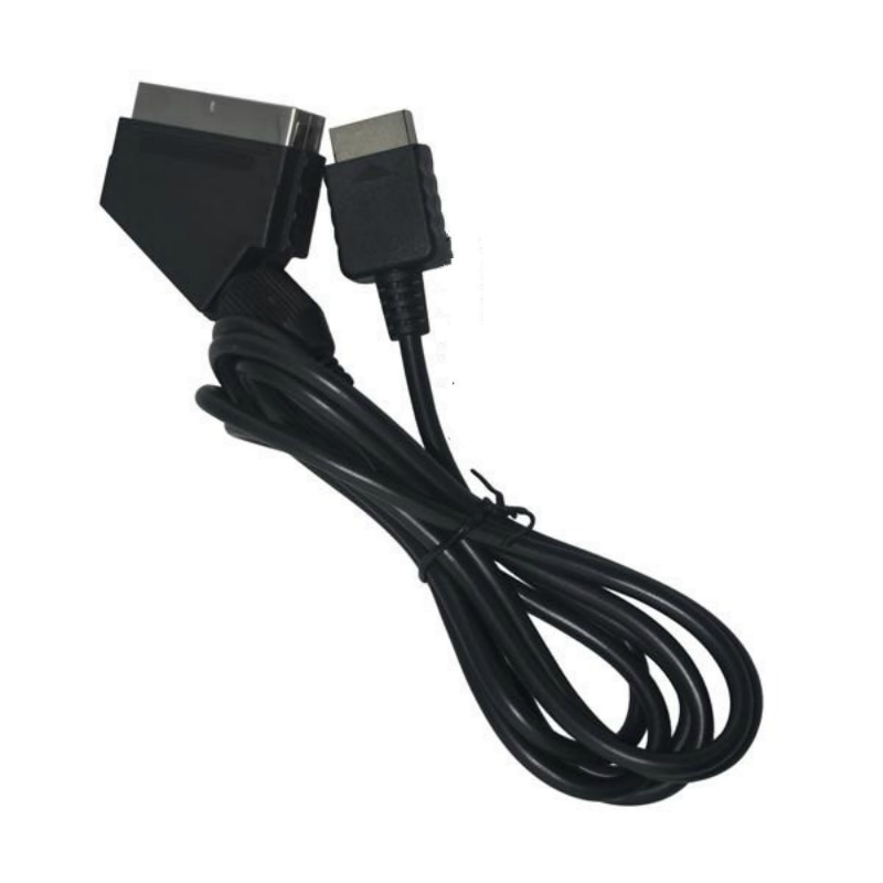 RGB SCART Wire Cable 1.8m/6ft TV AV for Sony Playstation PS2 PS3 Slim Line Game Consoles