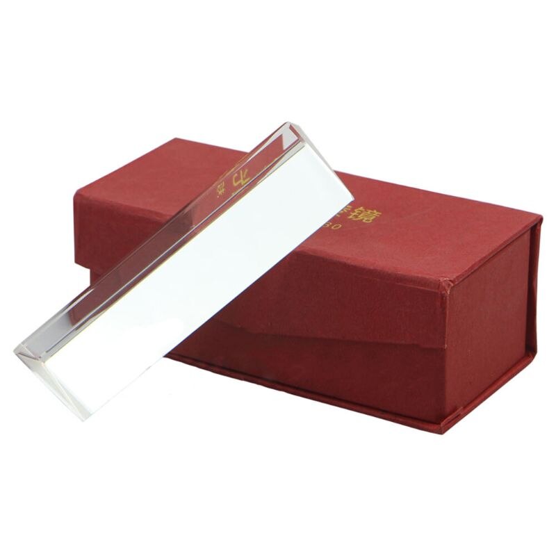 10Cm 4 \ &quot;Optical Glass Triple Driehoekig Prisma Natuurkunde Onderwijs Lichtspectrum R9JF