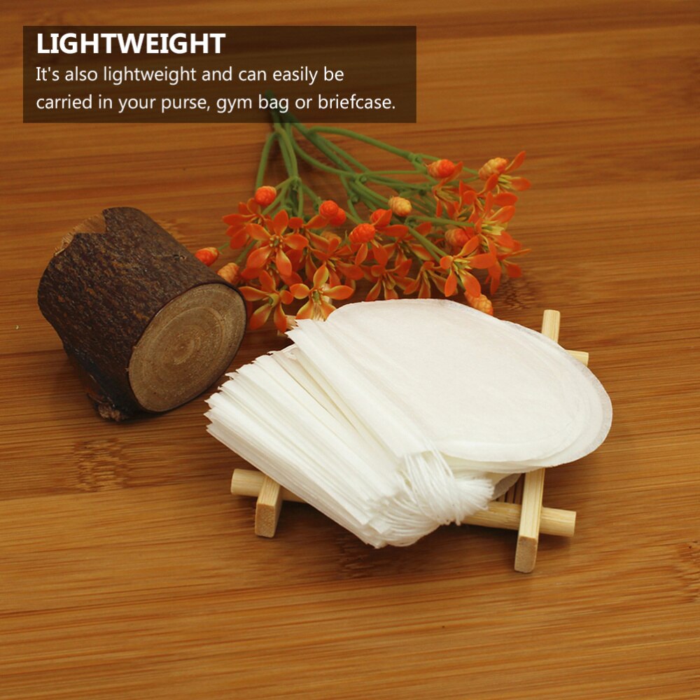 200 Pcs Disposable Empty Tea Pouch Round Tea Bags Filter Paper Bags Spices Bag