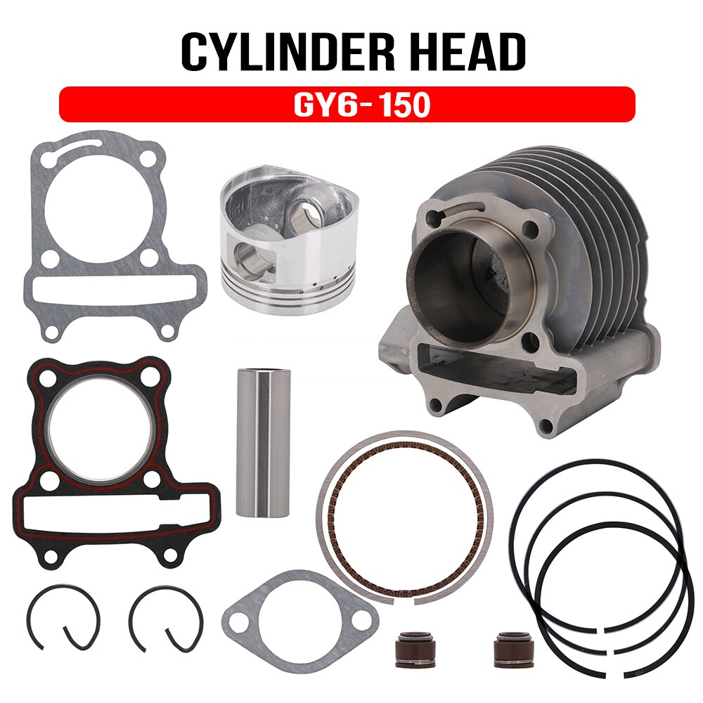 Universaali 4- -venttiilinen  / 4v isoaukkoinen korkean suorituskyvyn sylinterilohko -skootterimopo  gy6 125cc 150cc -moottoreille: B 150cc