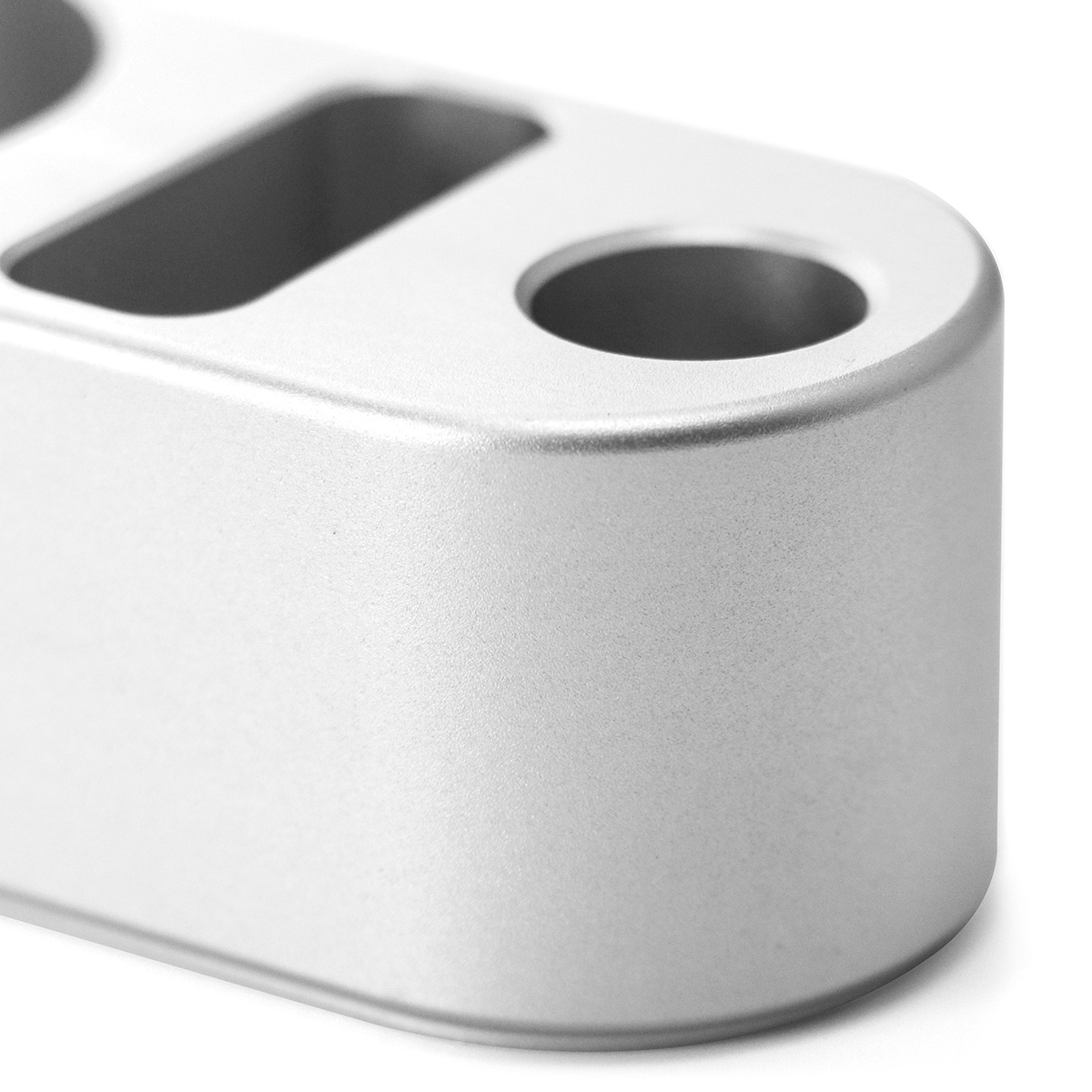 QSHAVE Alle-in-eins-Basis für Sicherheit Rasiermesser Rasur Pinsel Klinge, Aluminium Legierung Multifunktionale Halfter Stehen