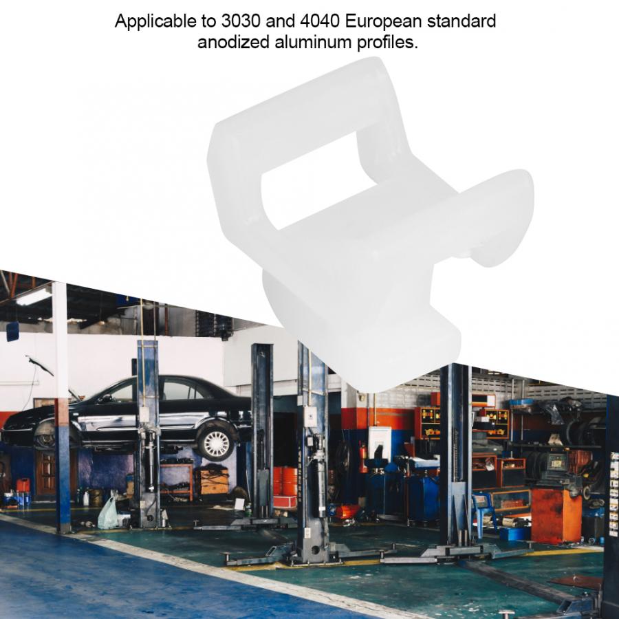 Cable Tie Base 50pcs Base Mount Cable Wire Tie Zip Ties Holder for European Standard Aluminum Profiles