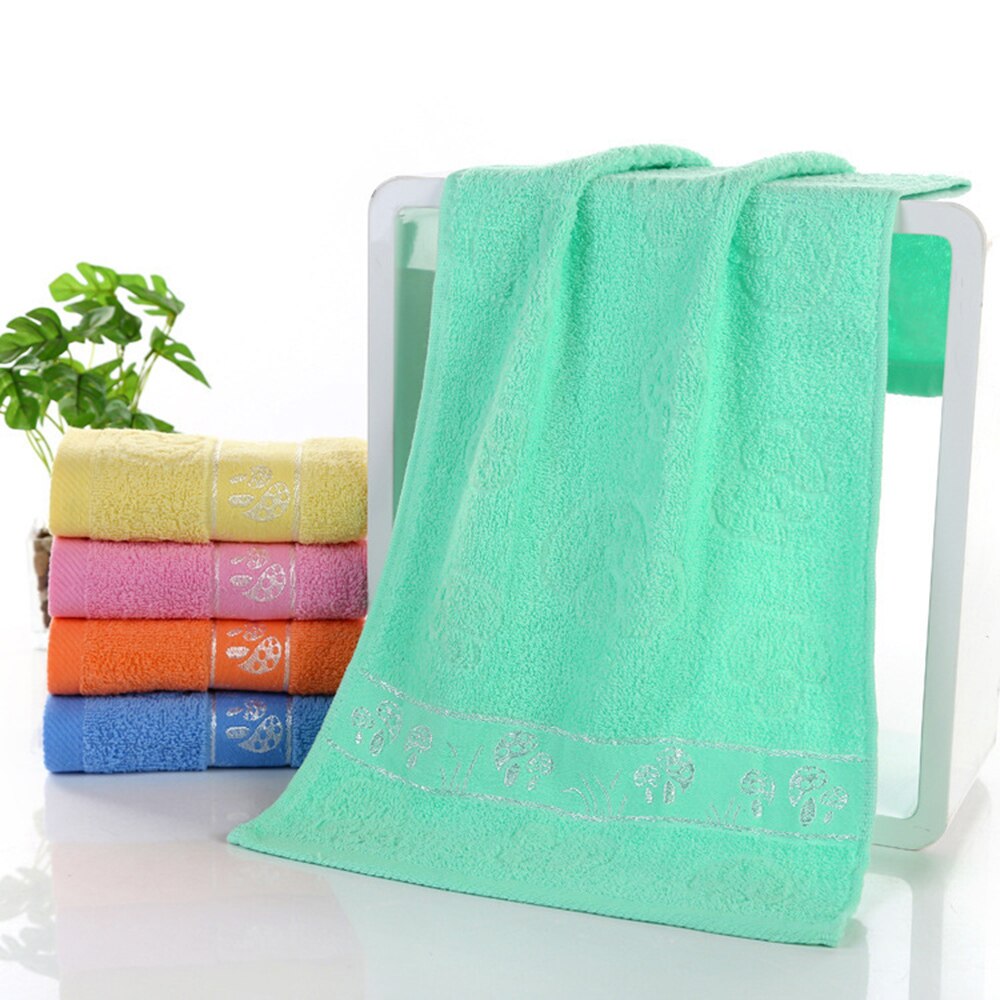 Ankom håndhåndklæde bowknot hurtigtørrende strand badehåndklæde bomuld ansigt klud blød absorberende bad vaskeklud: Grøn