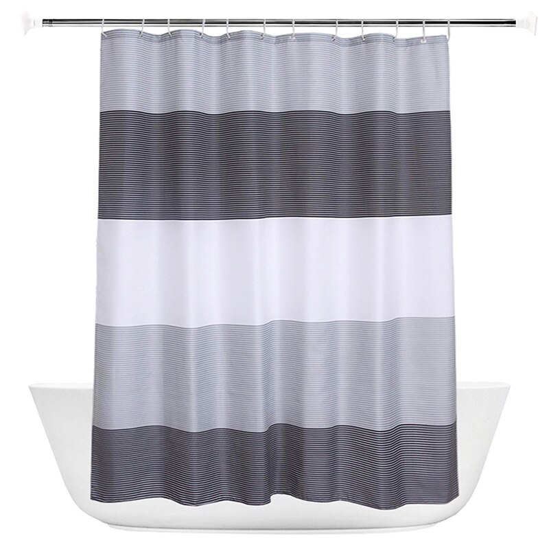 Feuille de plante tropicale Monstera Cactus rideau de douche rideau de salle de bain tissu imperméable Polyester résistant à la moisissure: D 180x180cm