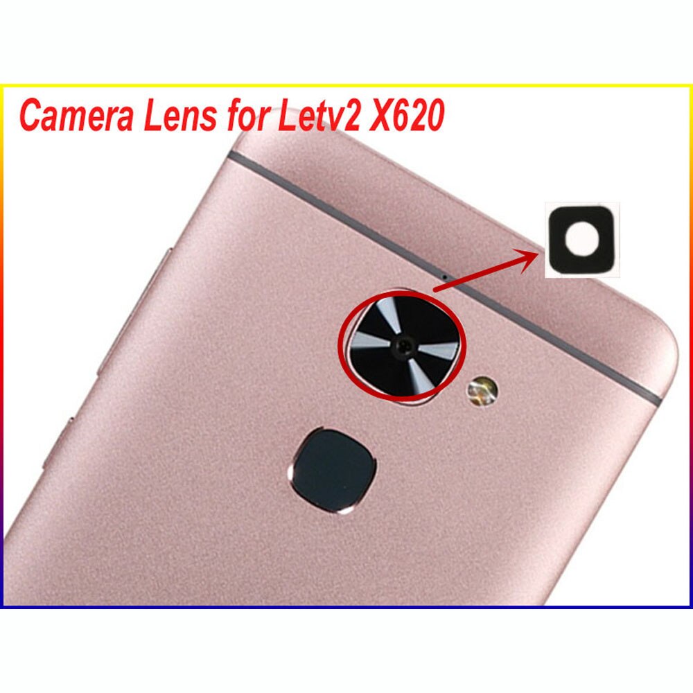 Novo original habitação traseira traseira da câmera lente de vidro com adesivo para leeco le 2 letv 2pro x620 x520 navio rápido