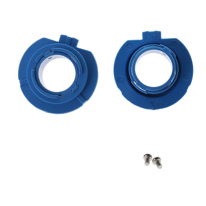 2 st pvc ledde strålkastare lampa adapter adapter hållare 880/hb4/hb3/h11/h7/h4/h3/h1 för bil halogenstrålkastare: H7