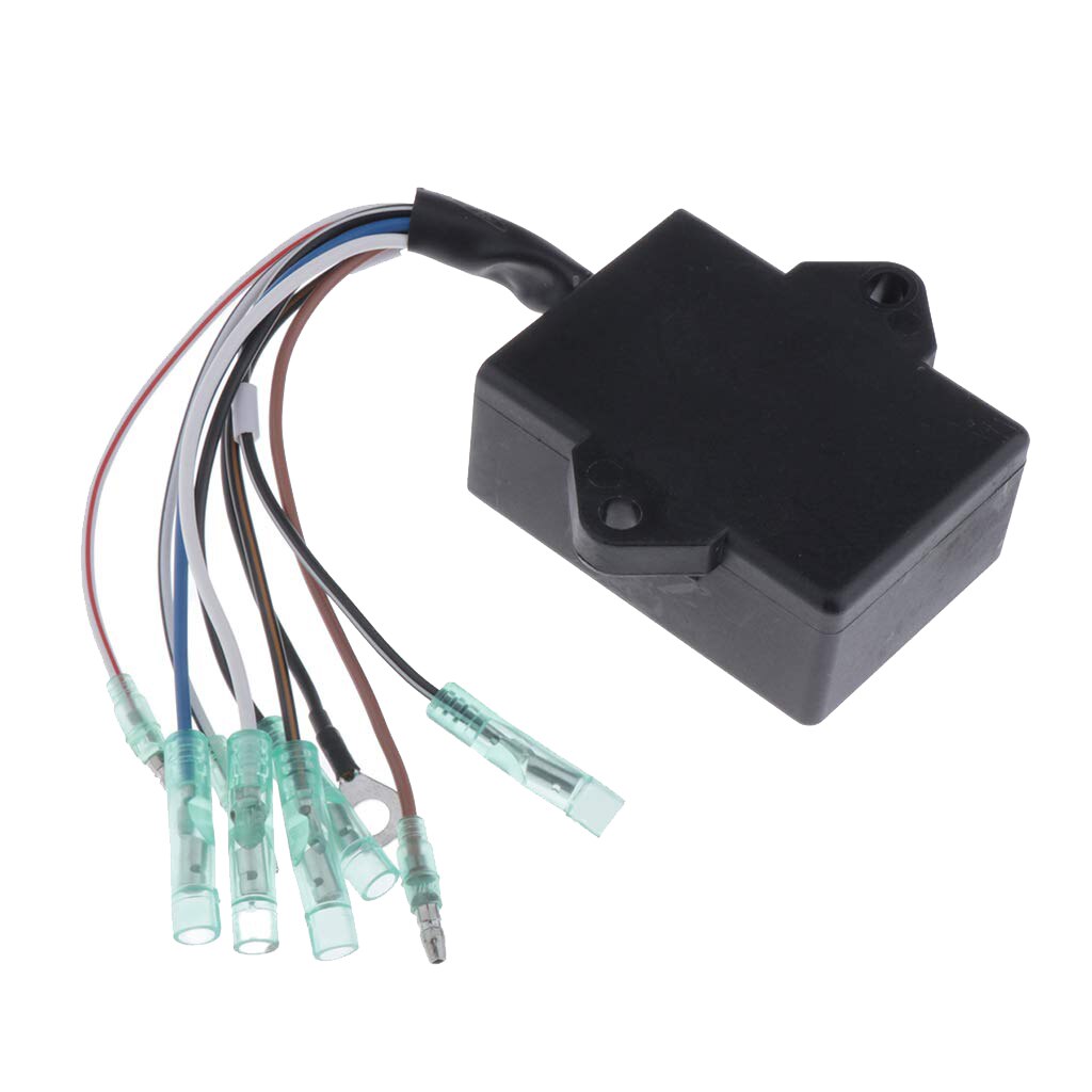 Black CDI Box Ignition Control Unit CDI Ignition Control Box for Yamaha Outboard C 25HP 30HP E25B E30H 30H 2 Stroke