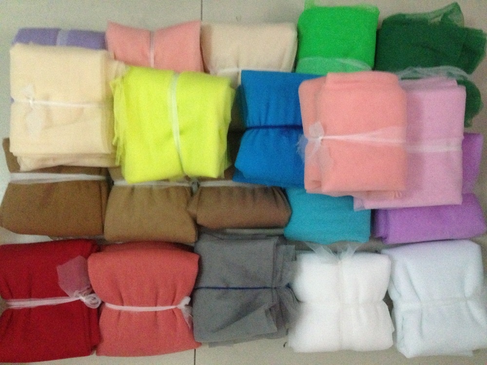 160 cm de large 3 mètre/lot doux maille fine tulle minuscule trou gaze bleu royal gris bleu menthe vert café champagne pêche beige nude rouge