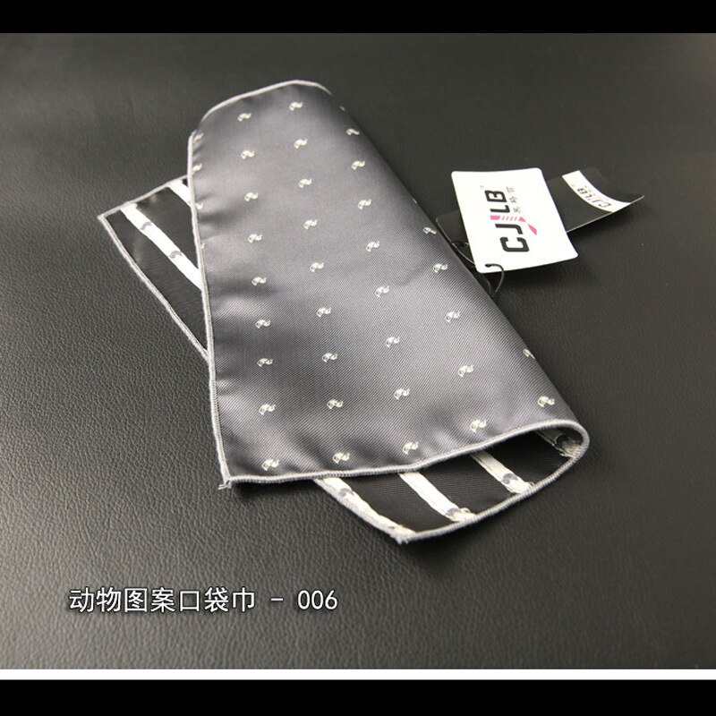 Cartoon Pochet Zakdoeken Voor Mannen Classic Pocket Handdoek Voor Wedding Party Pak Accessoires: 006