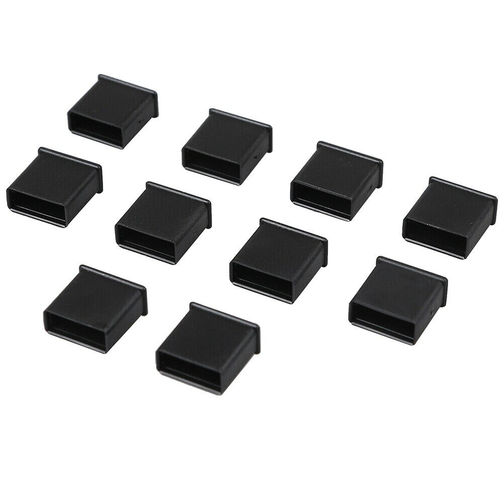 10pcs/lot Plastic USB Male Anti-dust Plug Stopper Cap Cover Protector Lids