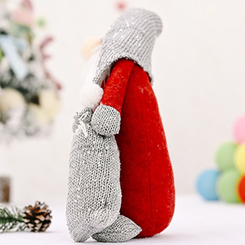 1/3Pcs Kerst Faceless Scheve Nek Zweedse Tomte Gnome Ornamenten Home Party Decor