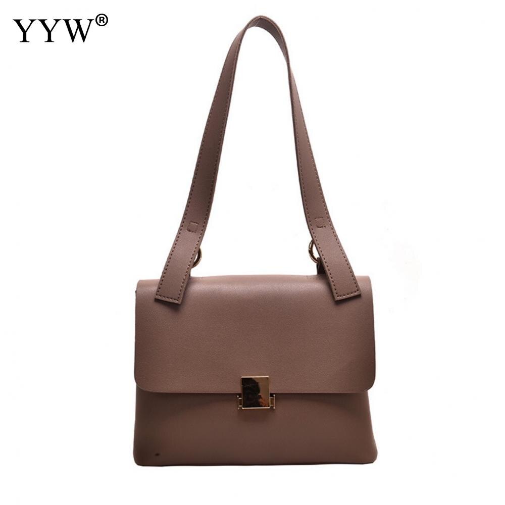 Medium PU Leather Shoulder Bag Handbags for Women Bag torebka damska Bags Women Brand Women's Leather Bag