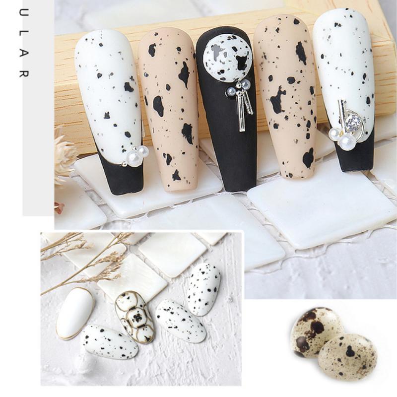 7.5ml caille oeuf Gel vernis Ail Art vernis imbiber coquille d'oeuf noir vernis à ongles Gel couleurs populaires UV Gel vernis à ongles