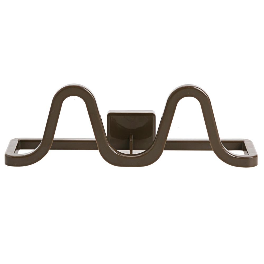 OTHERHOUSE naścienny stojak na buty uchwyt wiszący Organizer na obuwie wieszak kapcie ociekacz robić przechowywania półka Organizer łazienkowy: Czekolada