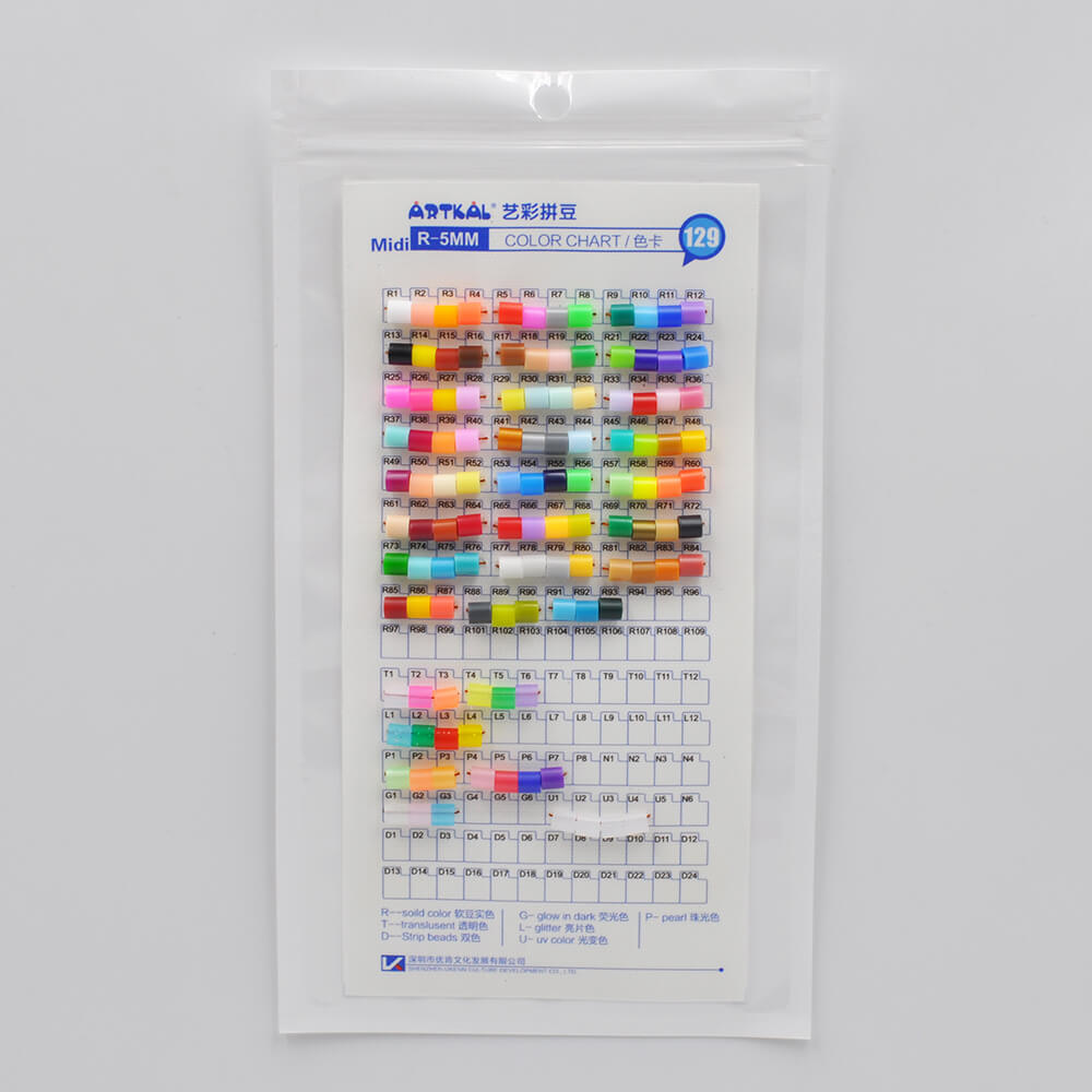 Artkal perler fysisk farvekort