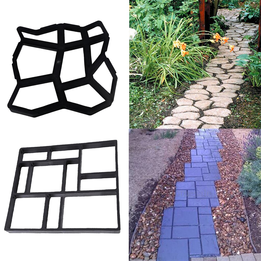 Plastic Tuin Bestrating Bestrating Mal Diy Stap Steen Maker Mould Herbruikbare