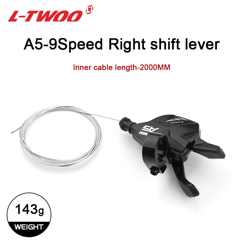 L-TWOO-A5 przerzutka tylna MTB i zestaw rowerowy drogowy 1*9 prędkości, dźwignia zmiany biegów 9 prędkości, 2x9 V, nadaje się robić Shimano sram: 9S A5 Shifter