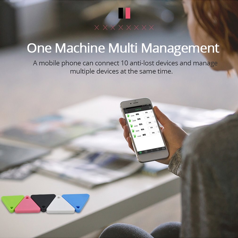 1 pcs Triangle anti-lost device Two-way anti-lost locator object finder tracker wireless anti-lost Selfie