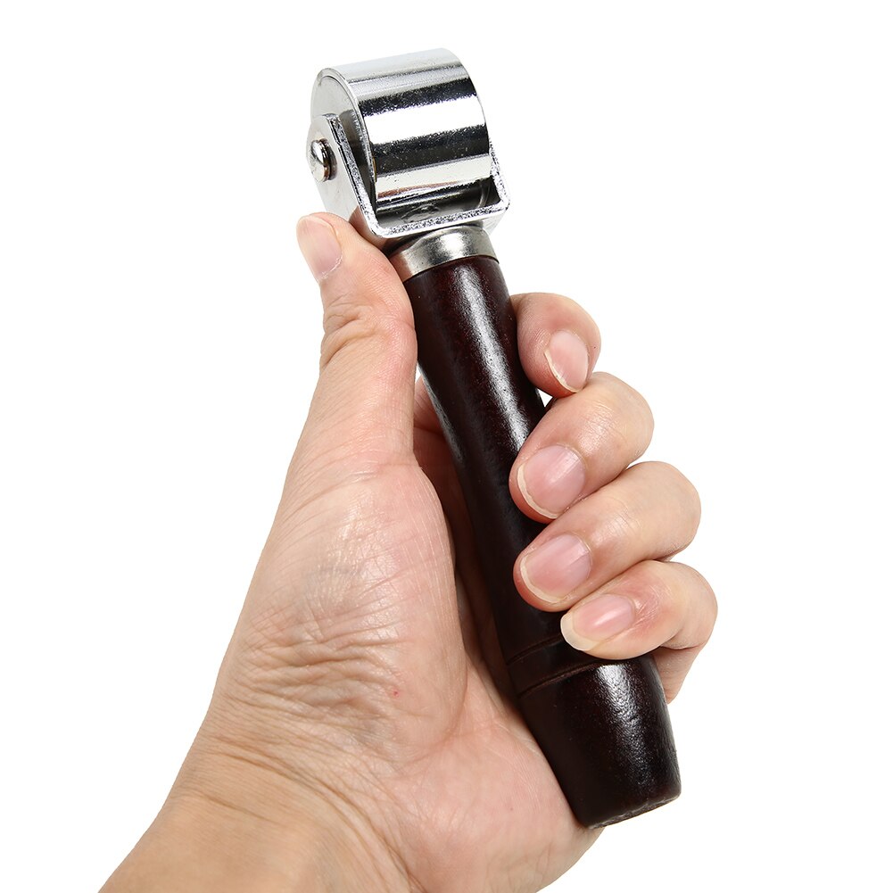 Lær lim kanter laminering rulle håndverk lær håndverk rulle gjør det selv håndlaget krølleverktøy 26/60/100mm lær rulle