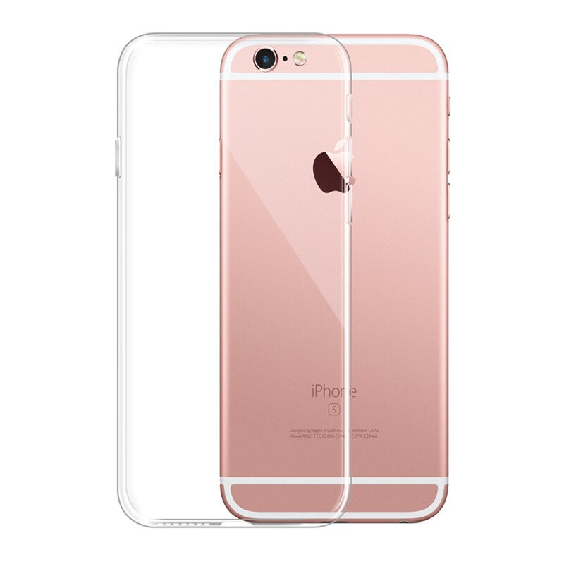 Funda de teléfono Delgado NFH para iPhone 5 y 5s SE 6 6S X funda transparente suave de silicona TPU para iPhone 7 7 Plus 8 Plus: For iPhone  4S