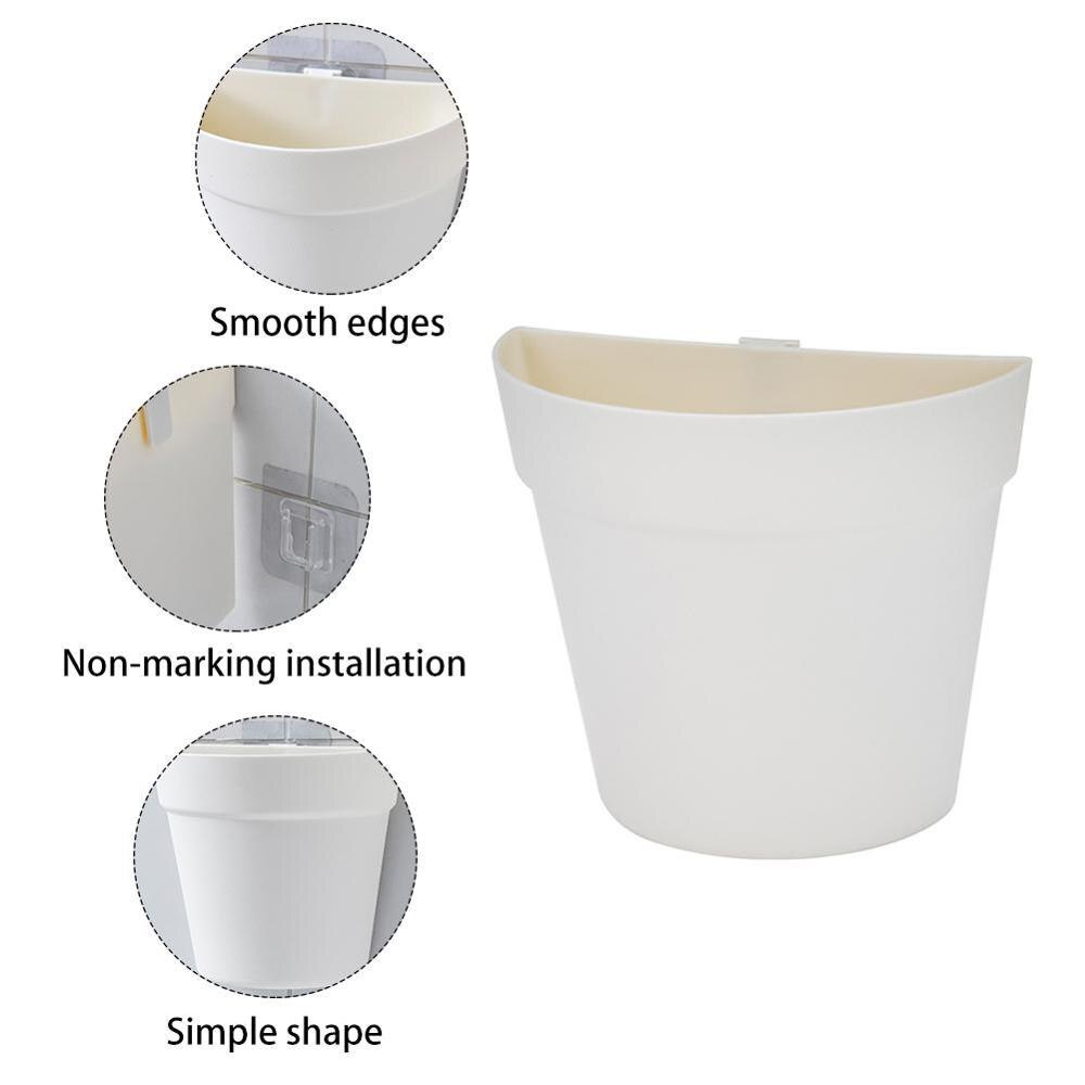 Wall-mounted Plastic Flowerpot Wall Balcony Flowerpot Hanging Planter Vegetable plant Pots Wall-mounted Combination
