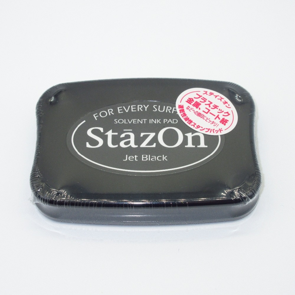 Tsukineko Stempelkussens Full-Size Stazon Multi-Oppervlak Solvent Inkt Pad Gitzwart SZ-31 Voor Elke Oppervlak Japan