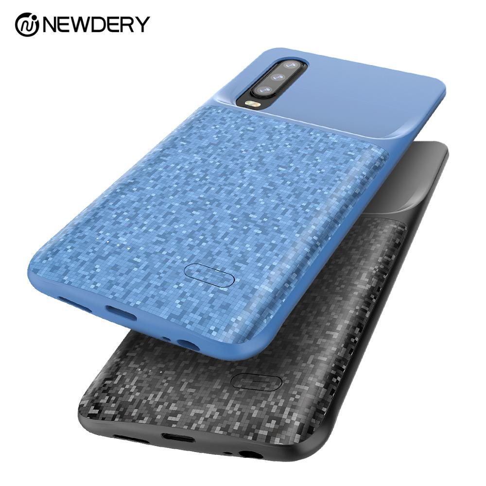 Portable power case for Huawei p30 p30 pro Nova 4e 4700mAh TPU charging case for huawei p30 pro black