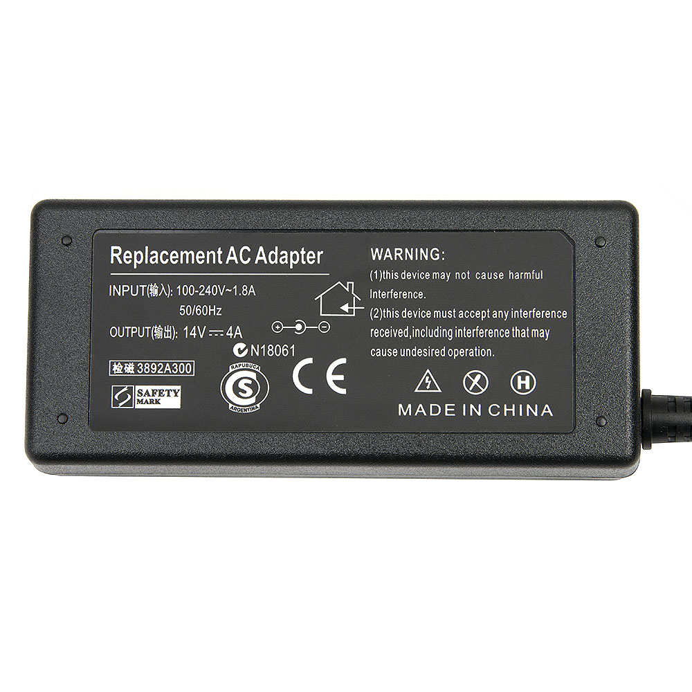 14 V 4A Ac Laptop Adapter Voor samsung SyncMaster 770TFT 17 "SMT-170QN 570 S TFT 180 T 18" 570 V TFT15 "AP06314-UV PA30N