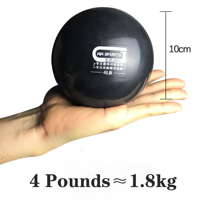 Universele Multi-Gewicht Basketbal Fitness Training Opblaasbare Zachte Zware Zand Bal Pols Beweging Controle Arm Training Apparatuur: 4lbs