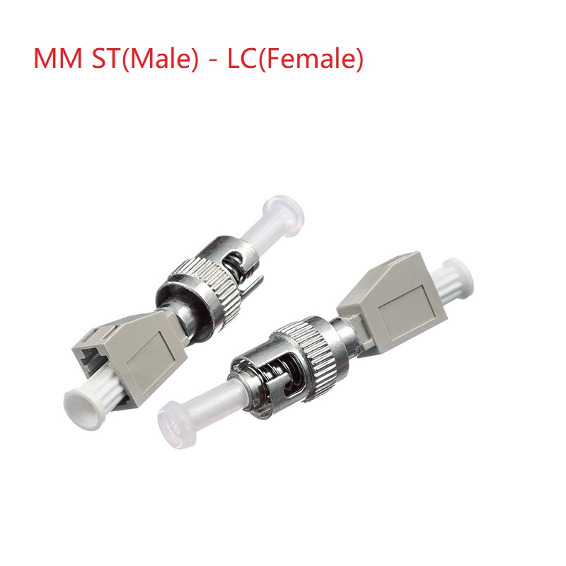 Connecteur adaptateur de Fiber ST mâle-FC femelle ST mâle-SC femelle, monomode ST mâle-LC femelle, convertisseur de Fiber multi SM/MM: MM-ST-LC