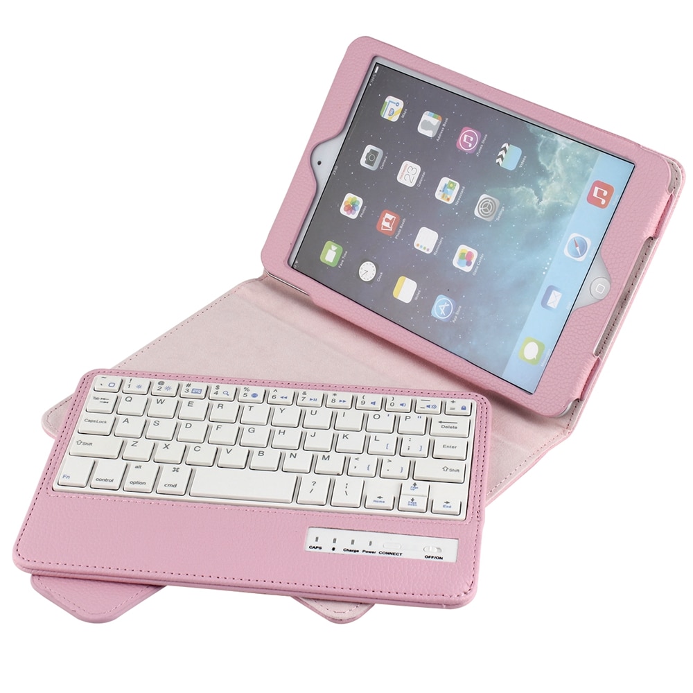 Drahtlose Bluetooth Tastatur Fall für ipad mini1 mini2 mini3 mini4 mini5 drahtlose tastatur mini7.9 &#39;litchi Leder abdeckung Tastatur