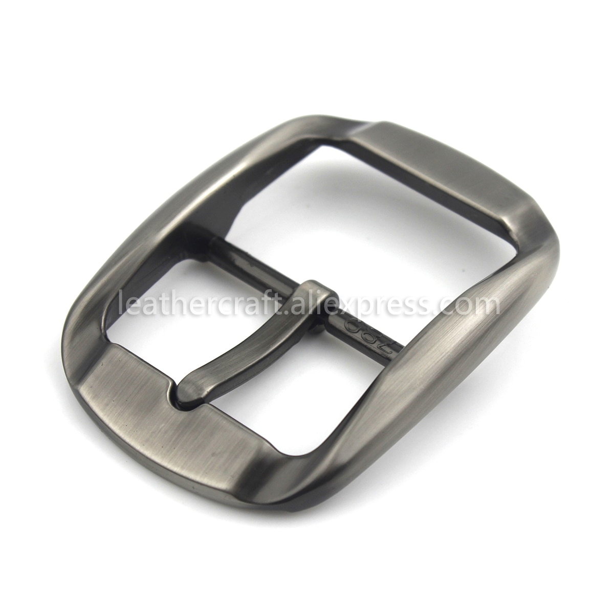 Boucle de ceinture en métal 1x40mm, tige centrale, à la , pour hommes, accessoires d'artisanat en cuir, de 37 à 39mm