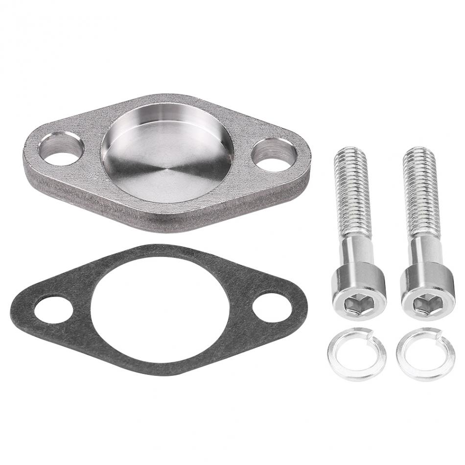 Egr ventil blanking blokplader kit med pakning til bmw  e53 e38 e39 e46 x5 si-a0254 biltilbehør 8mm rustfrit stål