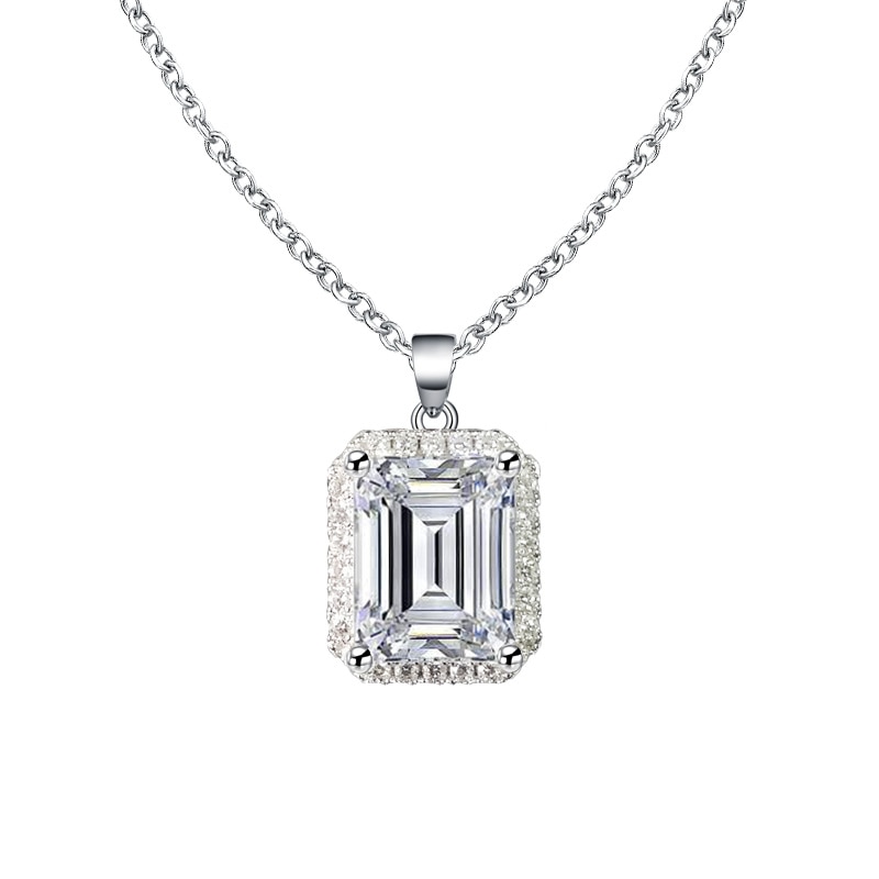 Moonso 925 Sterling Silver cushion zircon jewelry set for Wedding African Bridal christmas party for women J4750