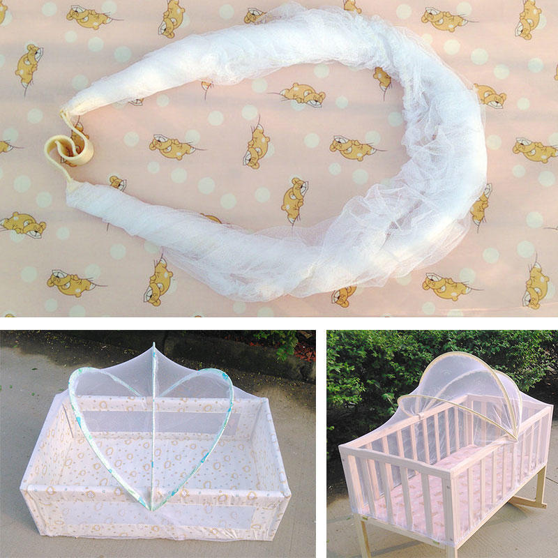 Baby Bed Mosquito Insect Net Tent Beddengoed Zuigeling Vouwen Cradle Crib Cot Netting Mesh Netto Baby Crip Tent
