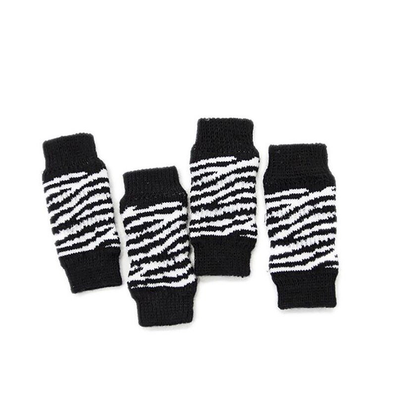 Winter Pet Warm Leg Protector Dog Cat Puppy Cotton Warm Leg Warmer Socks Winter Pet Knee Socks Supplies 4Pcs/set: Default Title