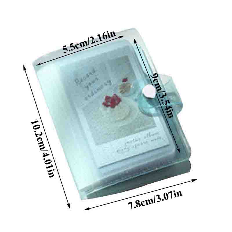 Love Heart A5 Binder Photo Album Cover Storage Album Book Cover Card Holder Sticker Small Card Storage Hollow DIY: q1