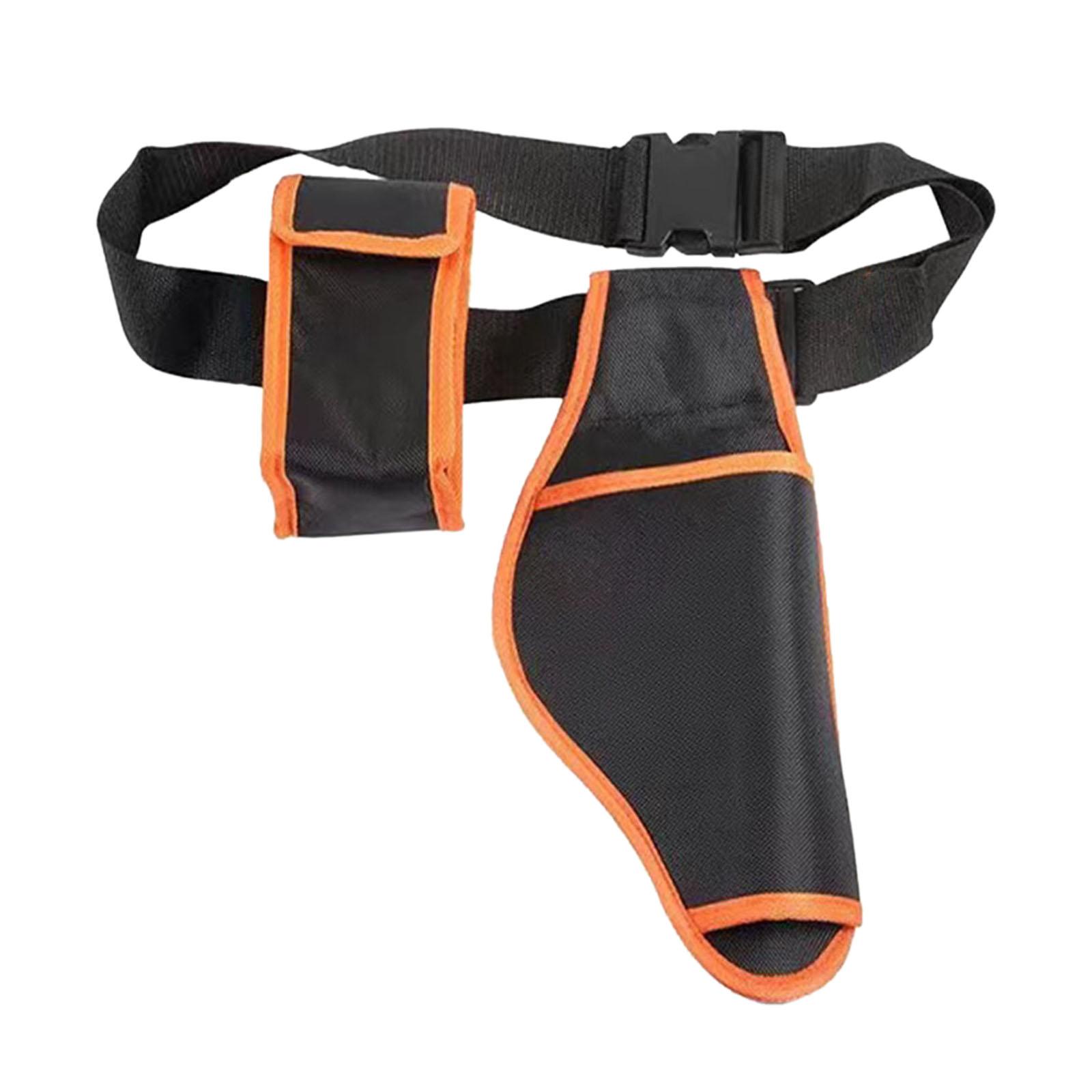 Aufbewahrungstasche für elektrische Scheren, praktischer Scherenkoffer, Werkzeughalter für Elektriker, Pflanzenschere, Trimmwerkzeuge, Gartenmesser: Orange