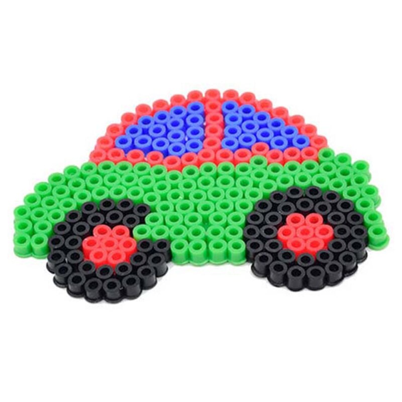 2.6mm perler perler børn legetøj med skabelon + puslespil tilbehør puslespil  t5ec