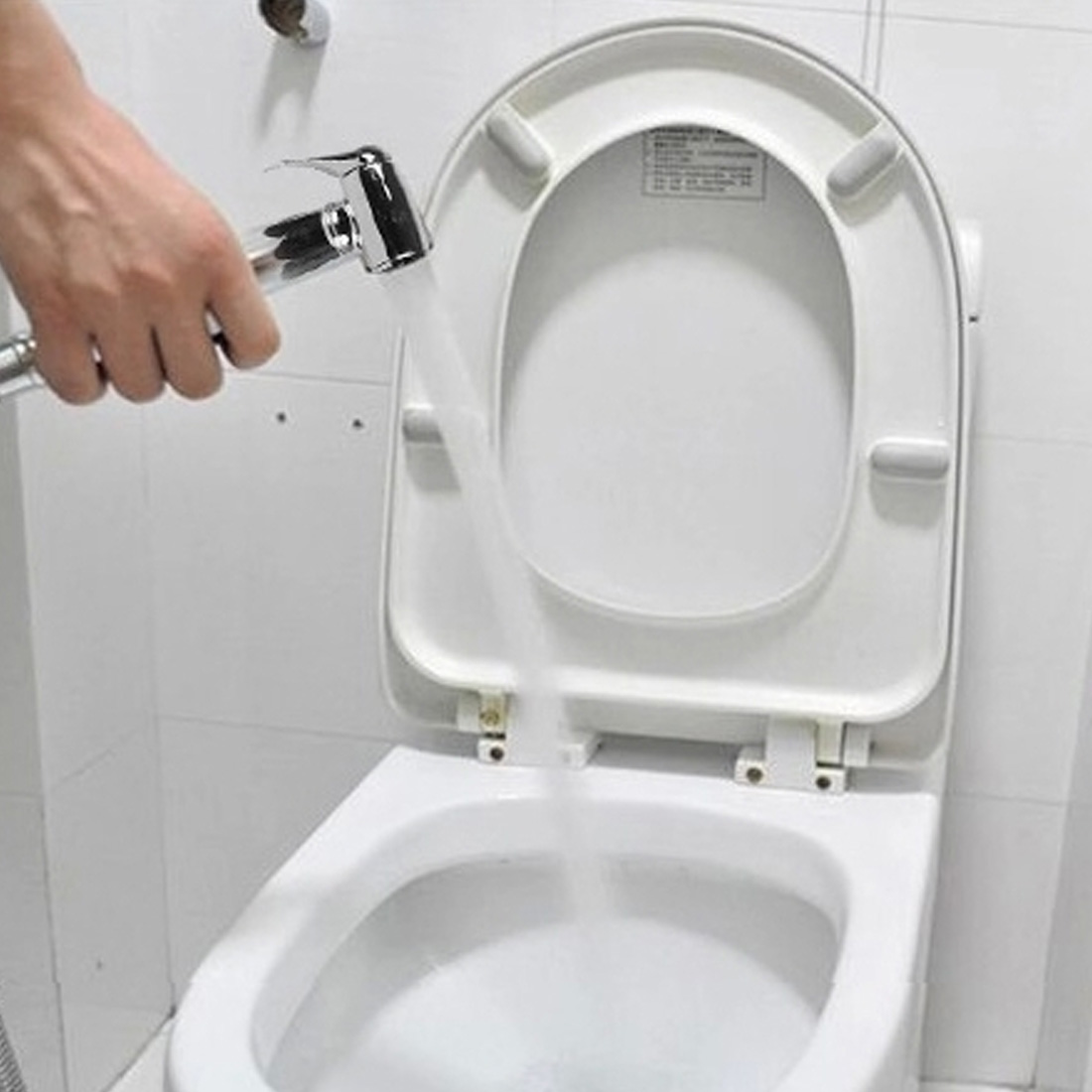 Handheld Bidet Sproeier Set Rvs Hand Bidet Kraan Voor Badkamer Handspuit Douchekop Zelfreinigende Goedkope