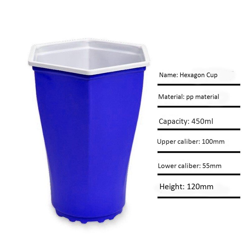 44Pcs Party Mok Met 6 Ballen Bier Pong Party Cups Bier Mok Extra Sterke Plastic Mok Plastic Mok Camping rood & Paars