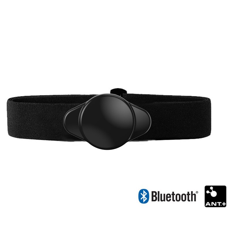 Monitor de ritmo cardíaco correa de pecho Bluetooth 4,0 ant ANT + cinturón Sensor inteligente de Fitness Equipo Impermeable para gimnasio deportes al aire libre: Black