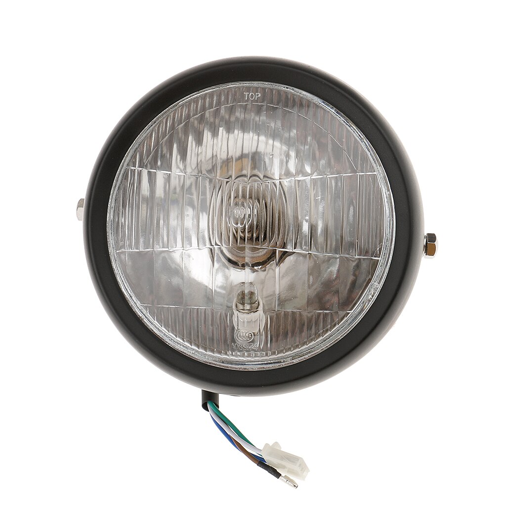 Phare Moto LED 12V - 6,5 Pouces - Universel - Kit Complet Avec Supports - Pour Feux De Croisement Et Stationnement - Améliore Visibilité - 4