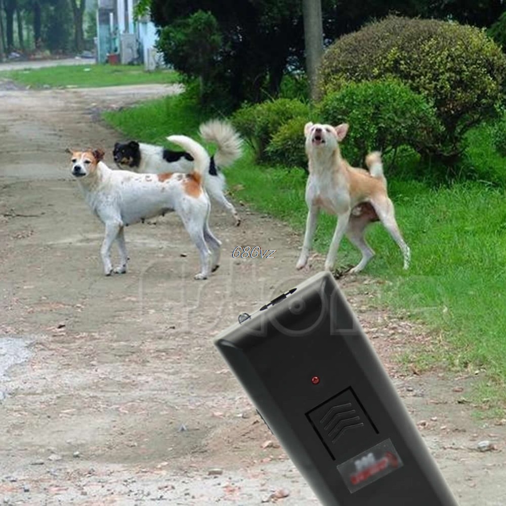 Neue 1PC Ultraschall aggressiv Hund Haustier Repeller Anti-Rinde Bellen Stopper Abschreckung Zug N28 Schiff