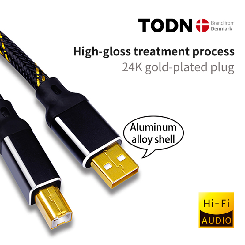 Canare Hifi Usb-kabel Dac A-B Alpha Occ Digitale Ab Audio A Naar B Hoge Endtype A Naar Type B hifi Datakabel