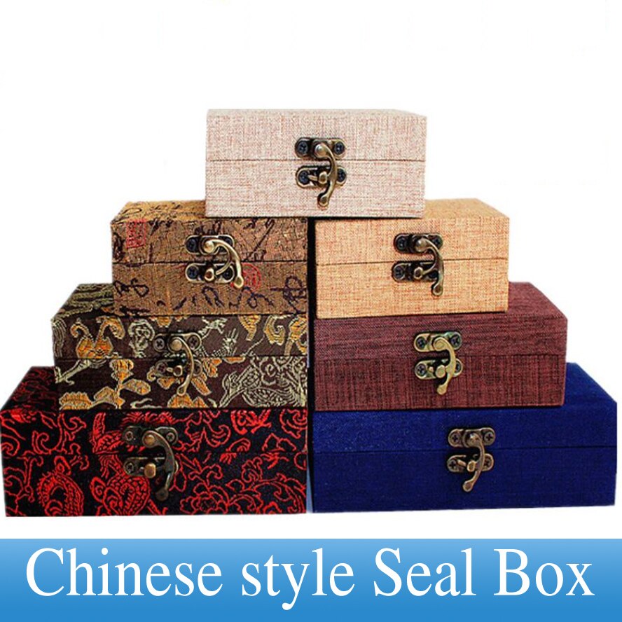 Chinese Stijl Seal Doos Schilderij Kalligrafie Stempel Verpakking Geschenkdoos Seal Cuting Art Setsignet