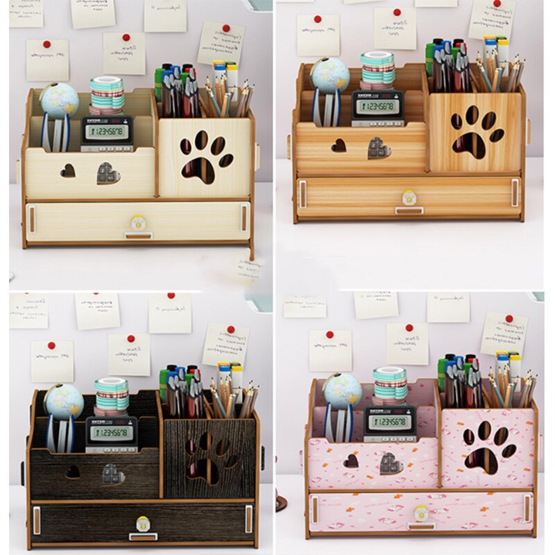 Pen holder storage box desktop decoration simple office supplies pen barrel stationery storage desk storage box